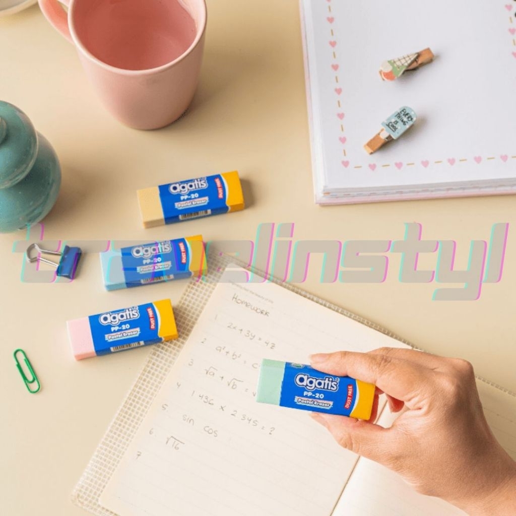 

Penghapus Karet Agatis 20s Warna Pastel | Penghapus Lembut dan Tidak Berbekas