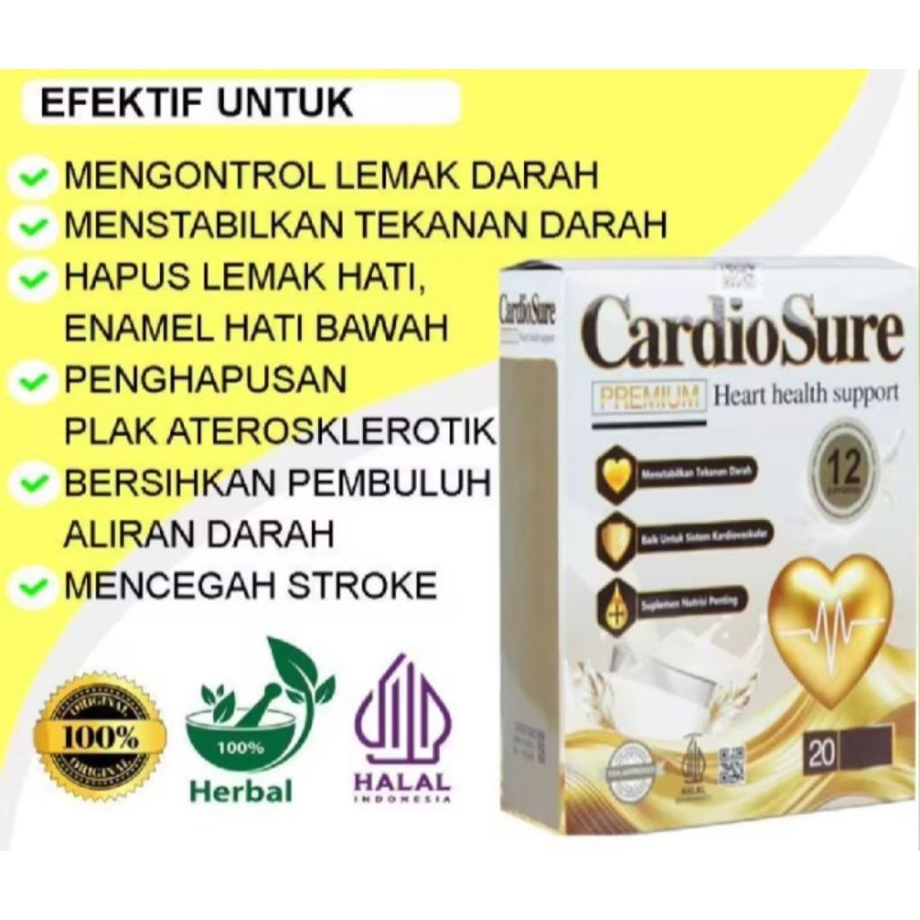 

PROMO cardiosure asli 100% original " cardiosure susu" cardiosure premium "cardiosure official store