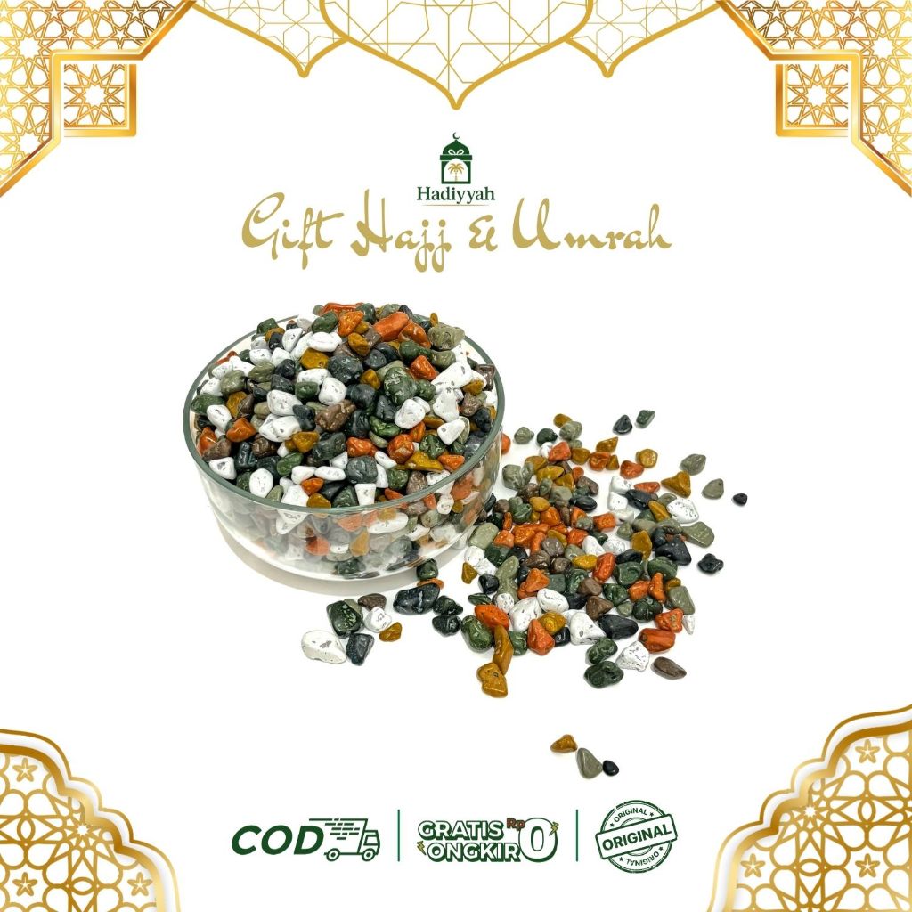 

HADIYYAH Oleh-oleh Haji dan Umroh Paket Cokelat Kerikil Batu Arab | Oleh-oleh Premium Fresh dan Berkualitas