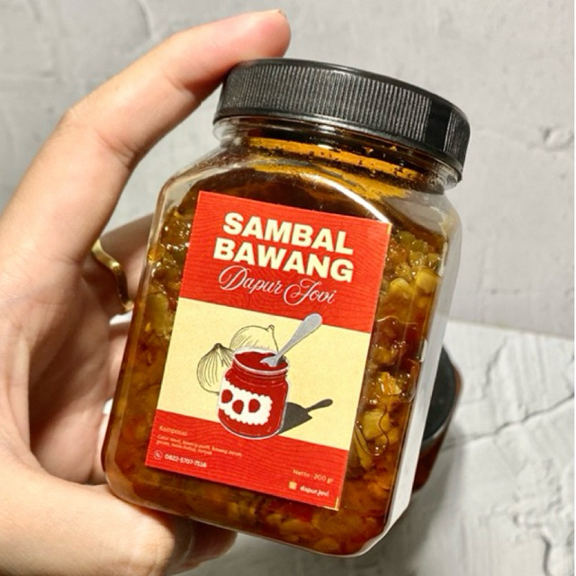 

Sambal Bawang Dapur Jovi 200gr Fresh Homemade | Pedas Gurih