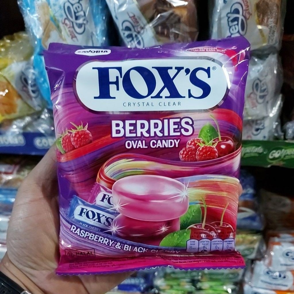 

PERMEN FOX'S BERRIES OVAL CANDY