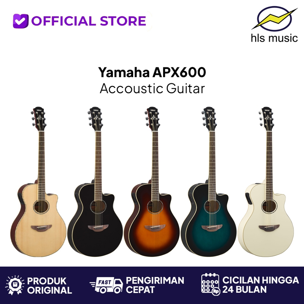 YAMAHA APX600 / APX 600 / APX-600 Gitar Akustik Elektrik Penerus APX500II