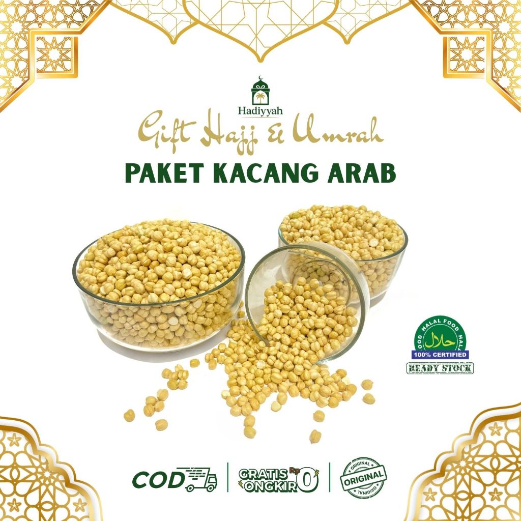 

HADIYYAH Oleh-oleh Haji dan Umroh Paket Kacang Arab | Oleh-oleh Premium Fresh dan Berkualitas