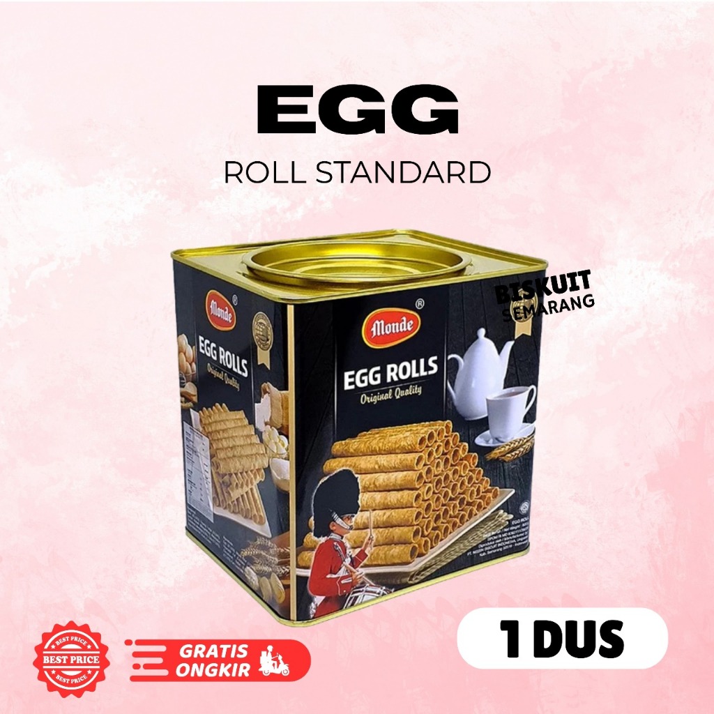 

Egg Roll 600 gr Standard Monde Egg Roll 1 KARTON Isi 6 Kaleng Standart