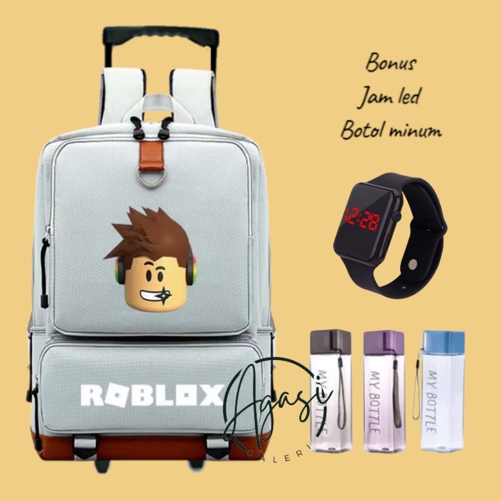 backpack anak sekolah SD motif roblox - tas ransel anak sekolah SD motif roblox - tas dorong anak se