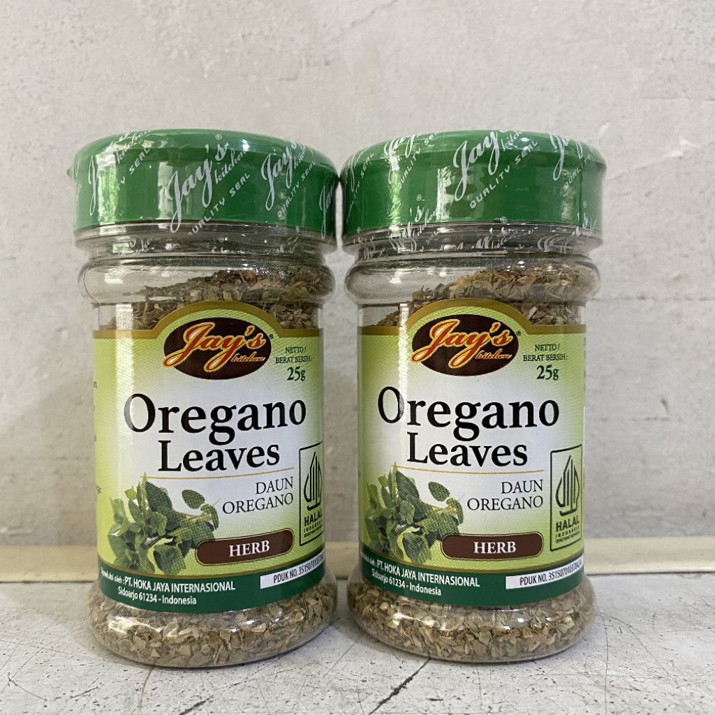 

Jay's oregano leaves botol 25 gram | daun oregano