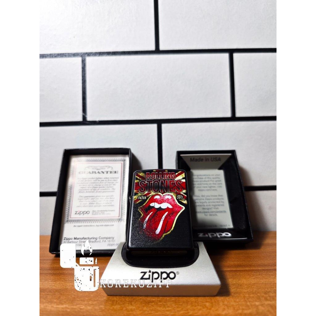 ZIPPO ROLLING STONES SERIES WITH SEAL ORANGE