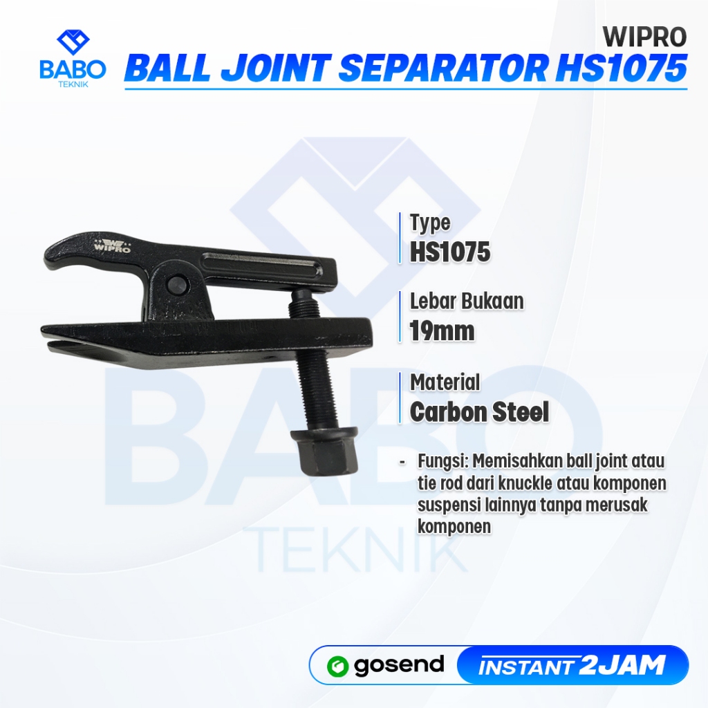 WIPRO TREKER TIEROD BALL JOINT BALLJOINT SEPARATOR HS1075
