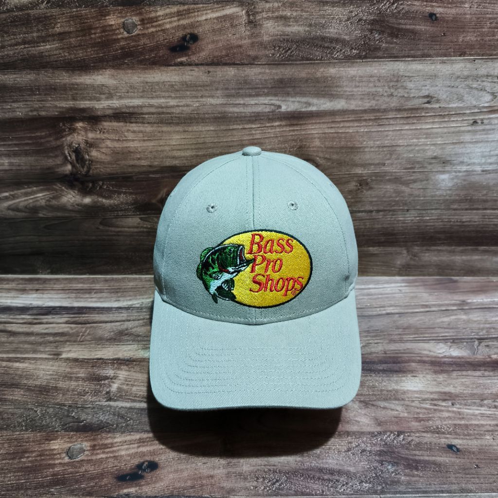 Baseball caps bass pro shops logo bordir