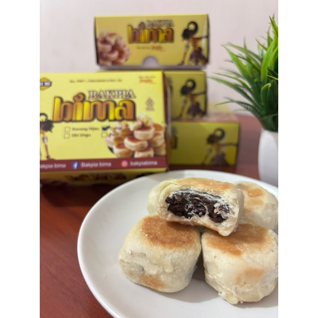 

Bakpia BIMA rasa COKLAT Oleh-oleh khas Jogja isi 10 / isi 20