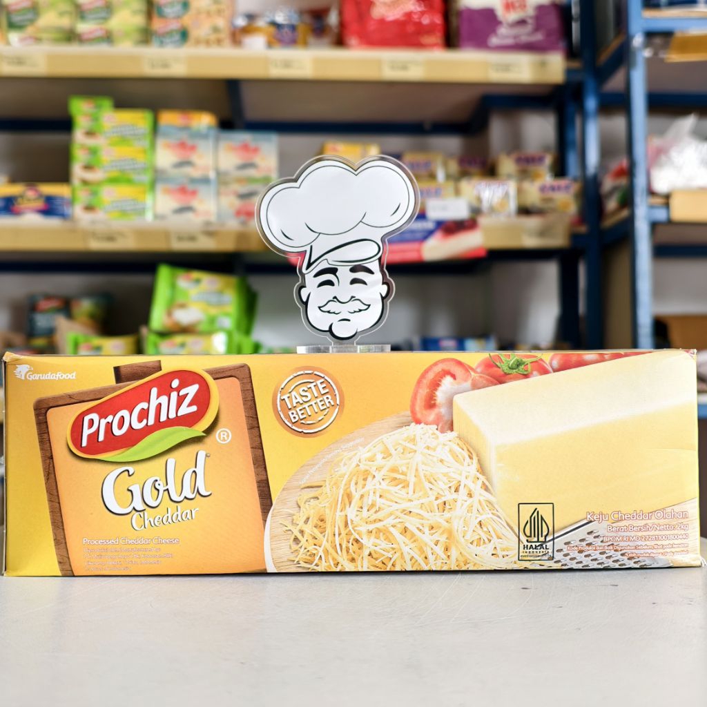 

Prochiz Cheddar Gold 2Kg / Keju Prochiz Gold 2Kg