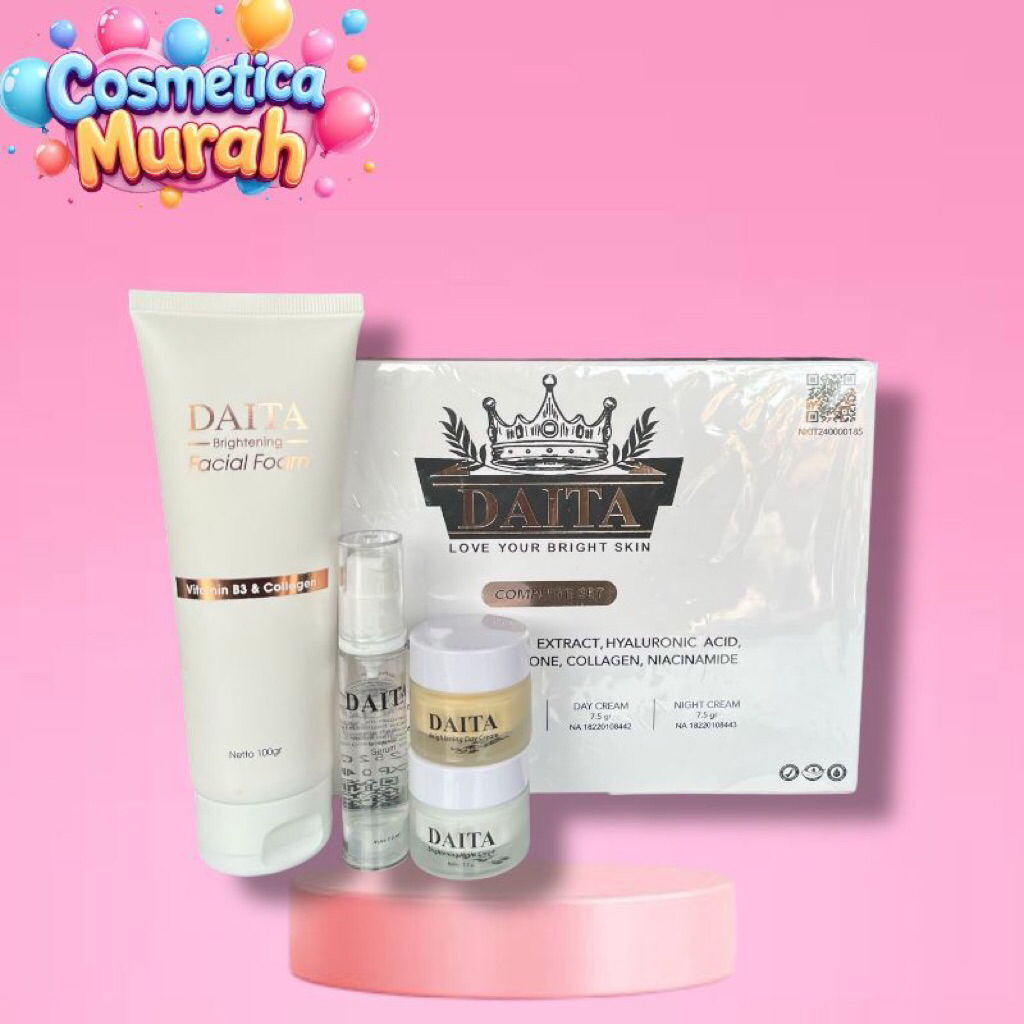 cku - DAITA PAKET SKINCARE SET 4in1 - paket perawatan wajah BPOM