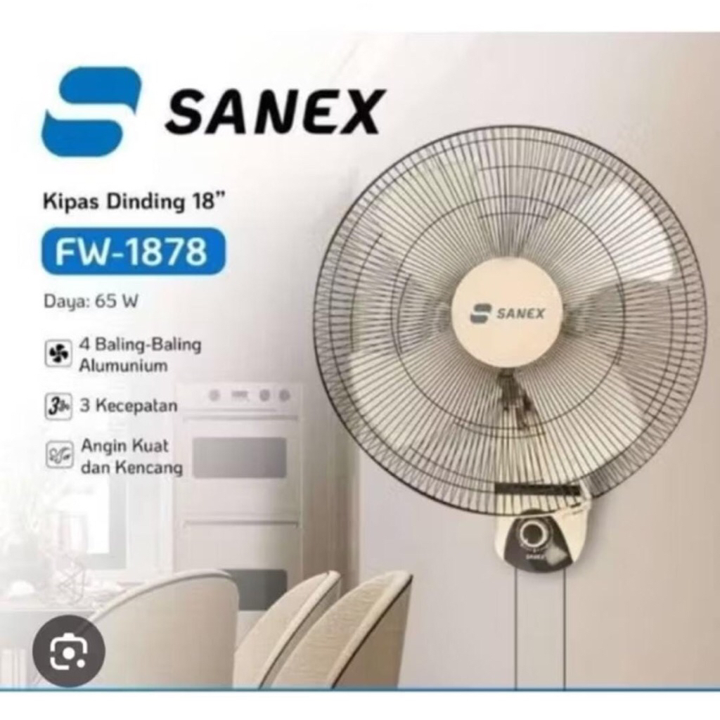 KIPAS SANEX DINDING SANEX FW 1878