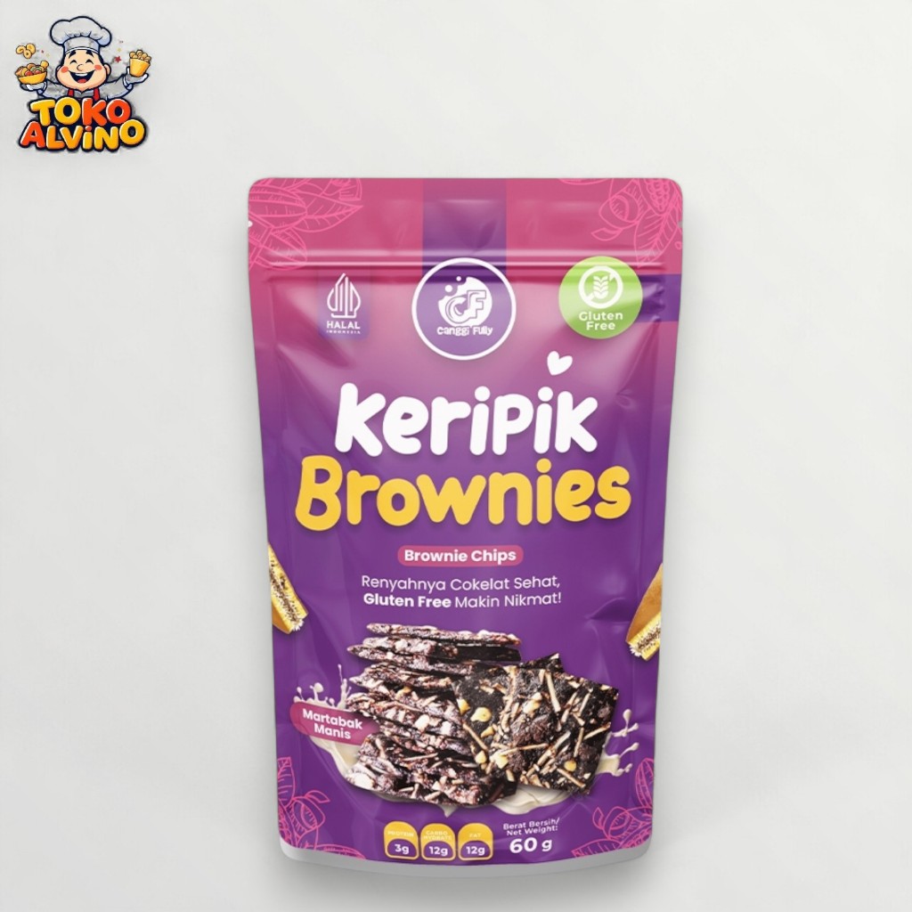 

KERIPIK BROWNIES MARTABAK MANIS 60GR | RASA LOKAL JADI KRIUK | FUSION GOKIL!