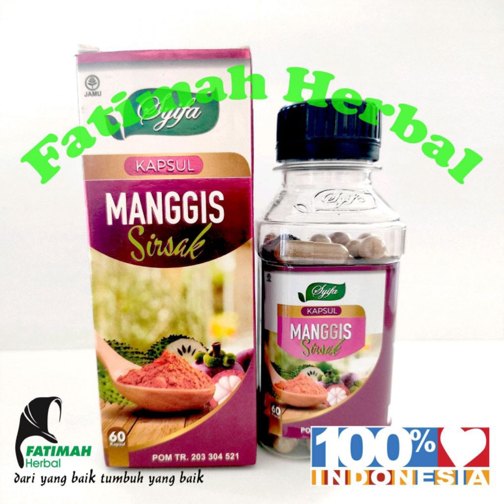 Kapsul Manggis Sirsak 60 kapsul CV. Syifa Herbal