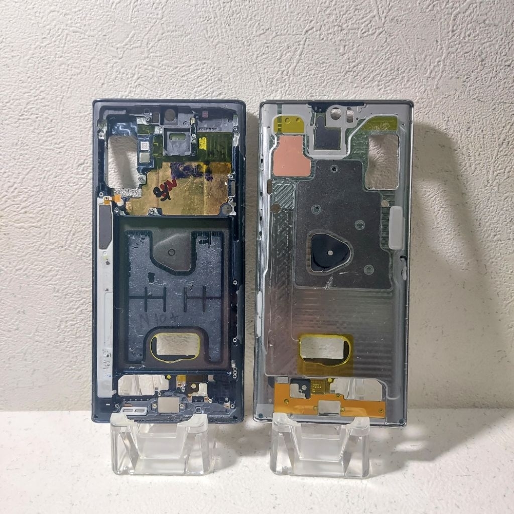 FRAME / BAZEL SAMSUNG NOTE10 PLUS | SM- N75 | TULANG TENGAH MIDDLE | RANGKA LCD  ORIGINAL COPOTAN 10