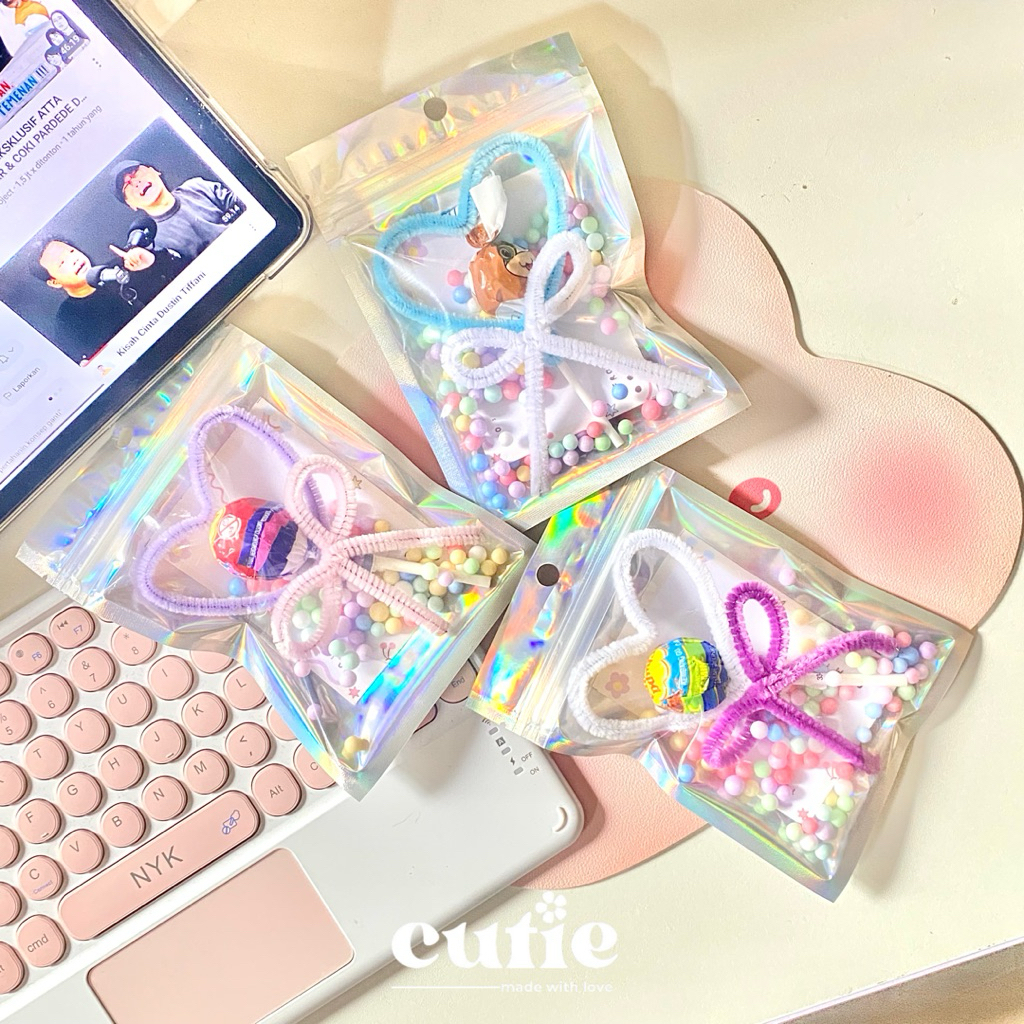 

Mini Gift Permen Kawat bulu Mini gift lolipop Kawat bulu