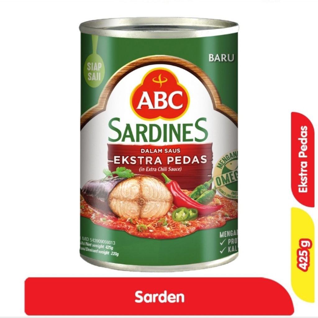 

ABC Sarden Saus Ekstra Pedas 425 g