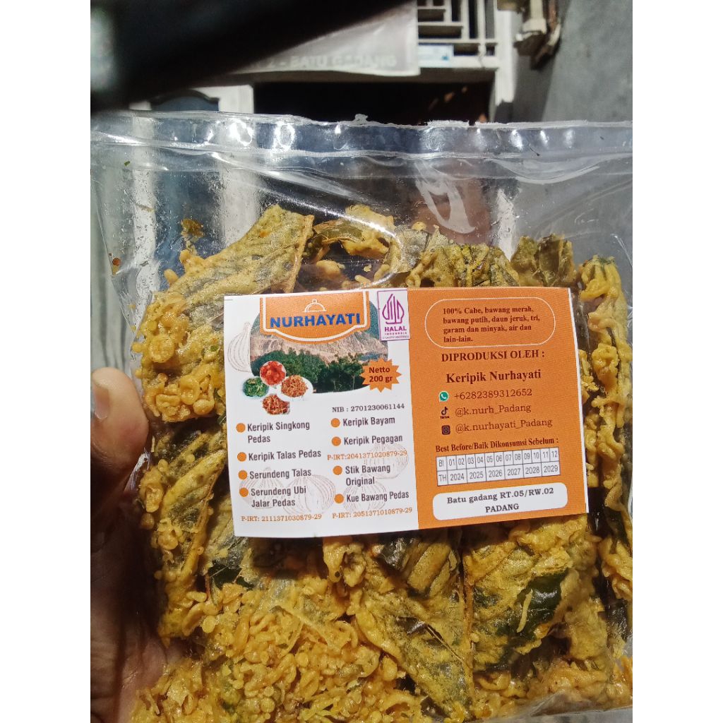 

keripik bayam crispy 250 gr