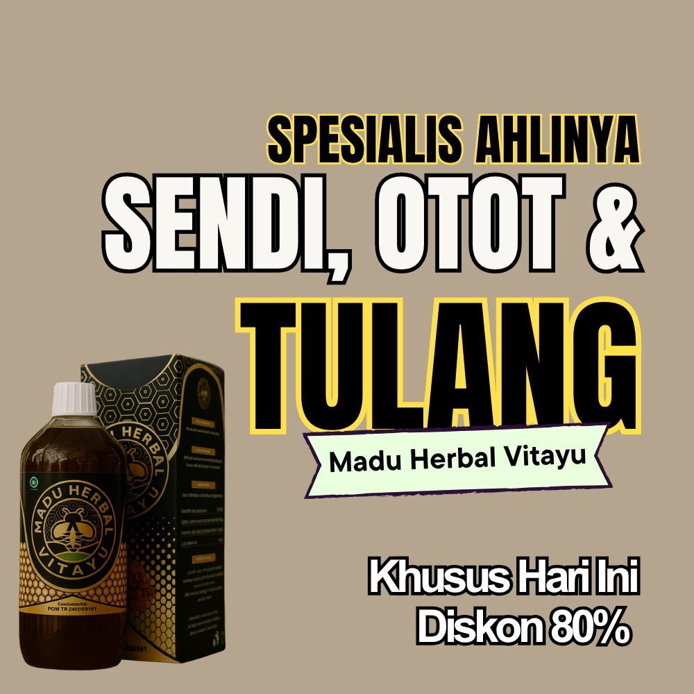 

Herbal Vitayu – Minuman Herbal Pereda Nyeri Lutut dan Pinggang