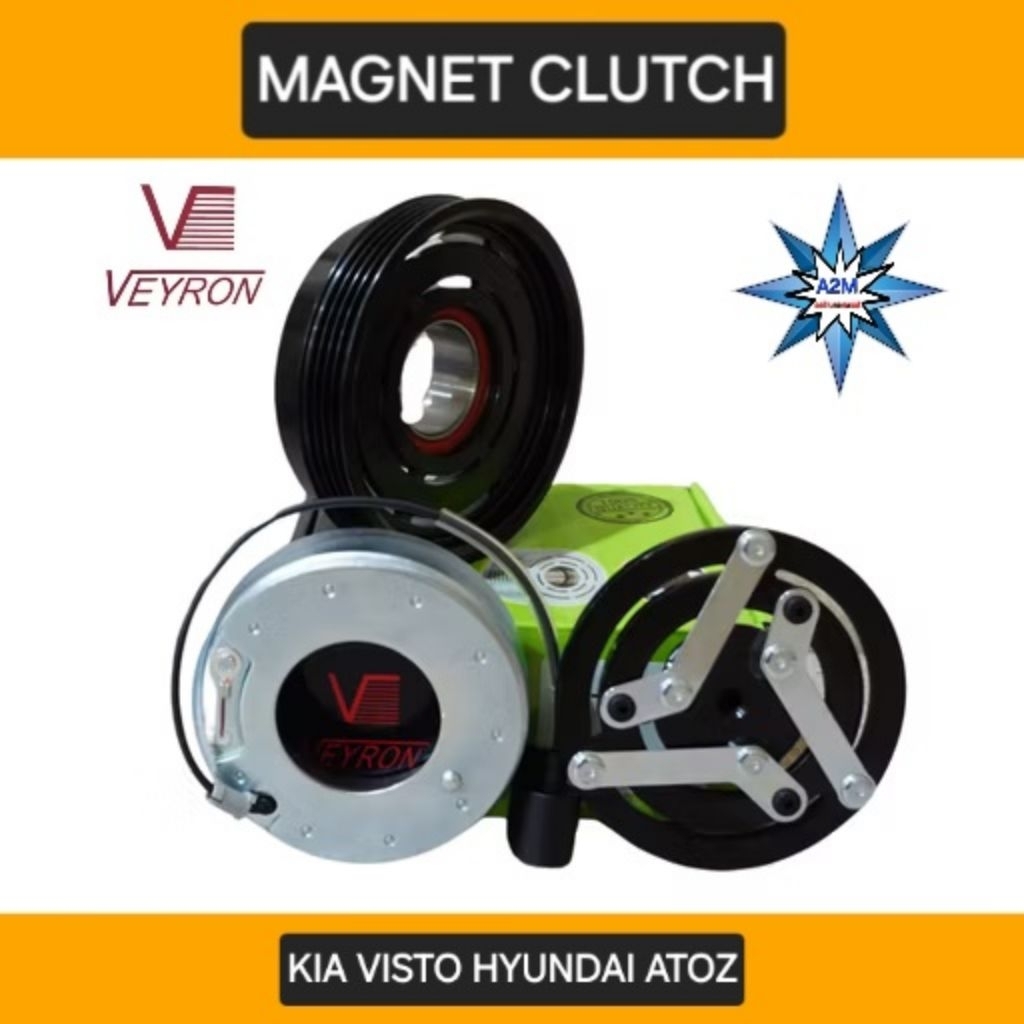 MAGNET CLUTCH COMPRESOR PULLY MAKNIT KLAT PULI KOMPRESOR AC MOBIL KIA VISTO HYUNDAI ATOZ