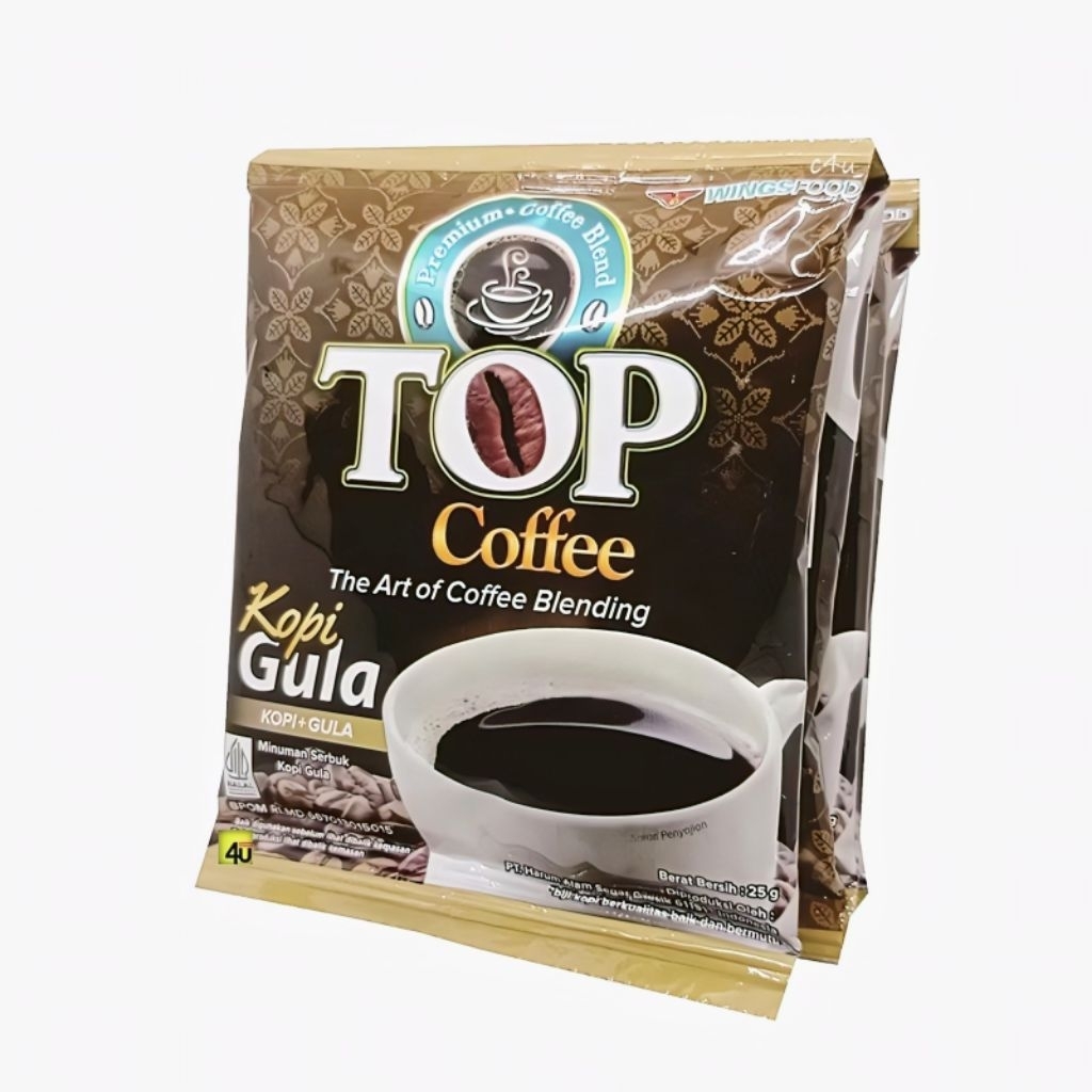 

Top Coffee Kopi Gula 300 gr ( 12 Pcs x 25 gr )