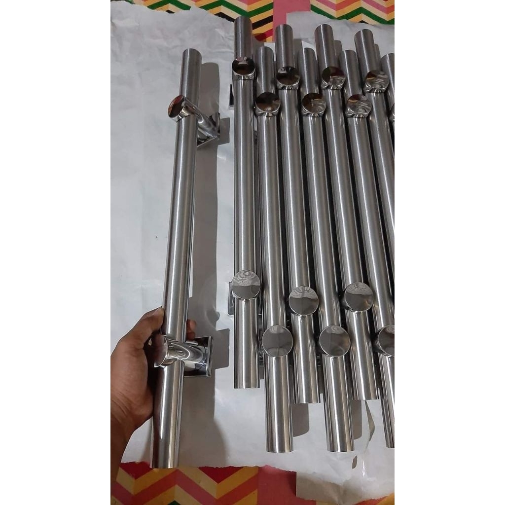 Handle pintu/gagang pintu rumah minimalis bahan full stelies stell