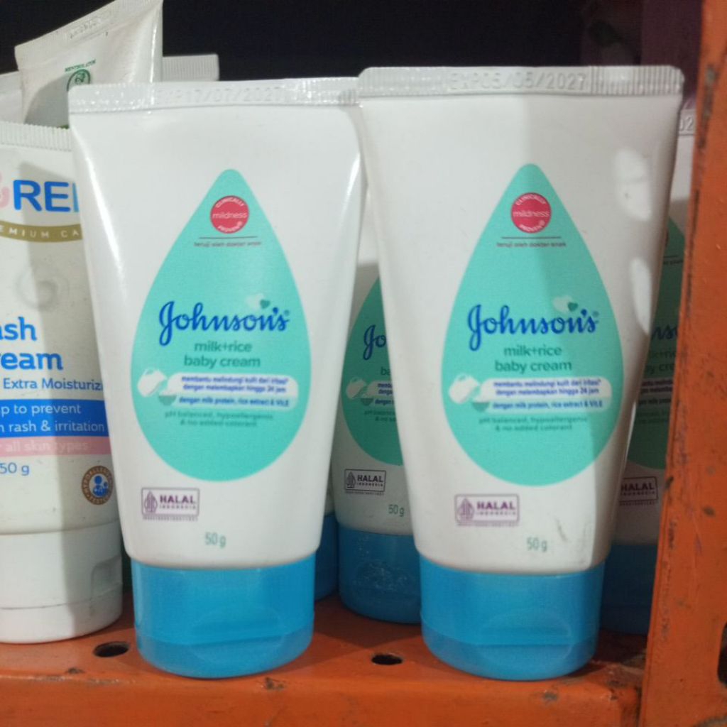 Johnsons Milk+rice Beby Cream 50Gr