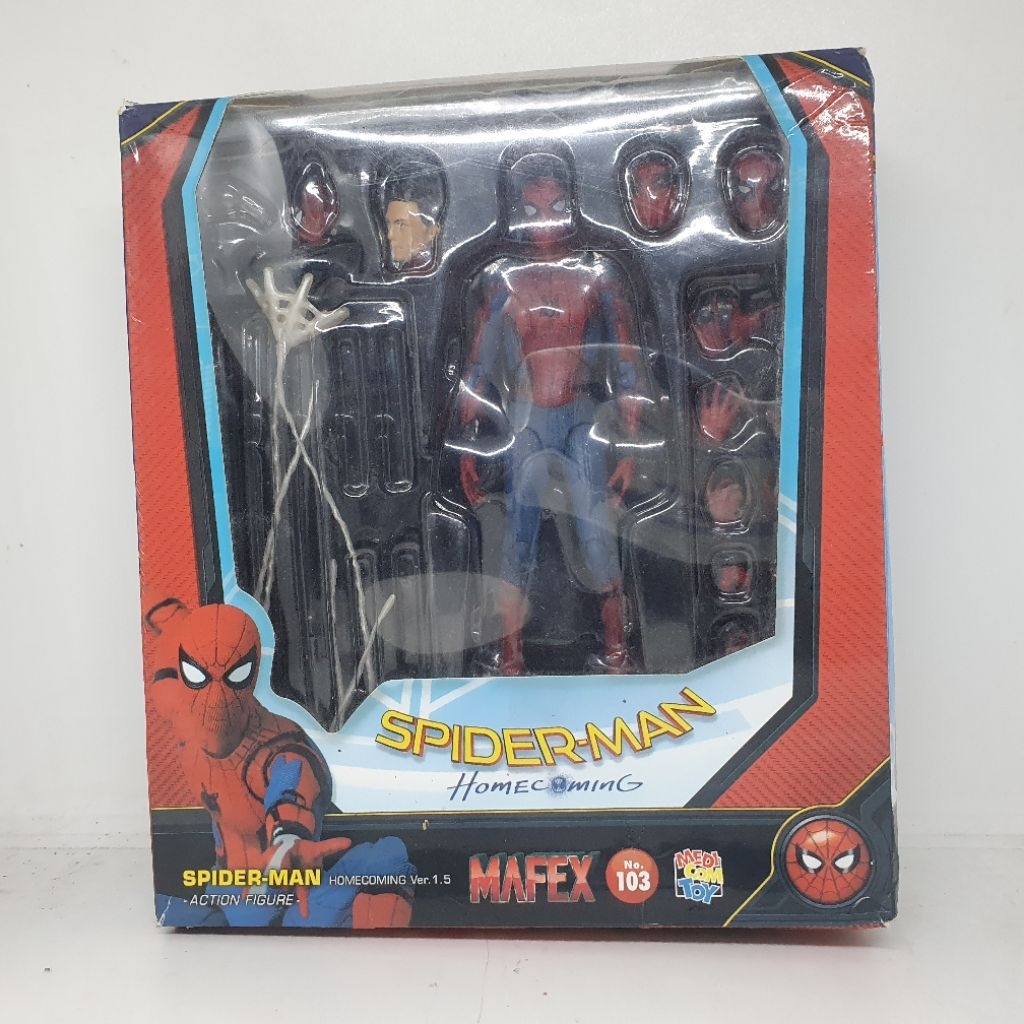 Mafex Spiderman Peter Parker Homecoming 1.5 Avengers non original