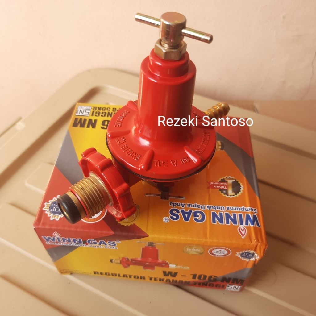 Regulator Tabung 50 Kg High pressure Winn gas - Instalasi Tabung Gas 50 Kg - Regulator LPG 50 kg Hig