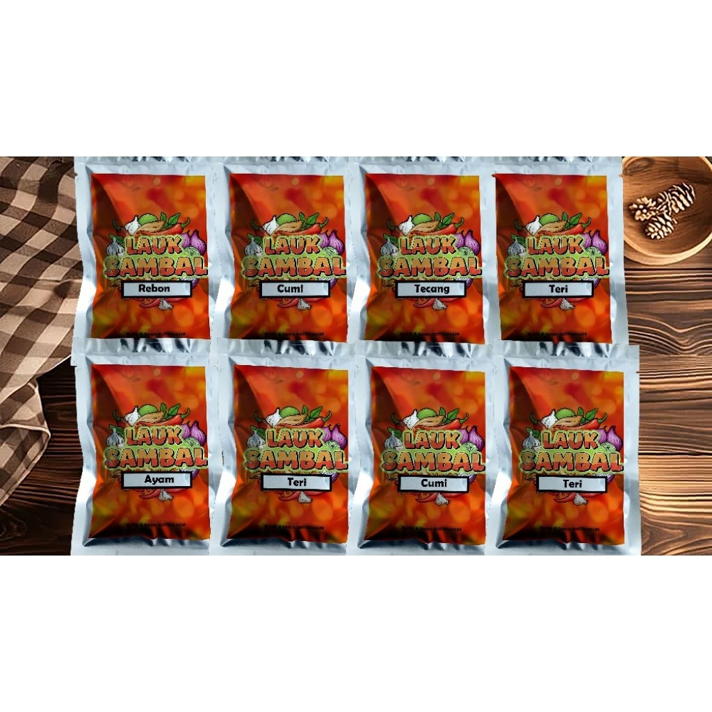 

Lauk Sambal Teri, Kacang, Rebon, Cumì dan Ayam