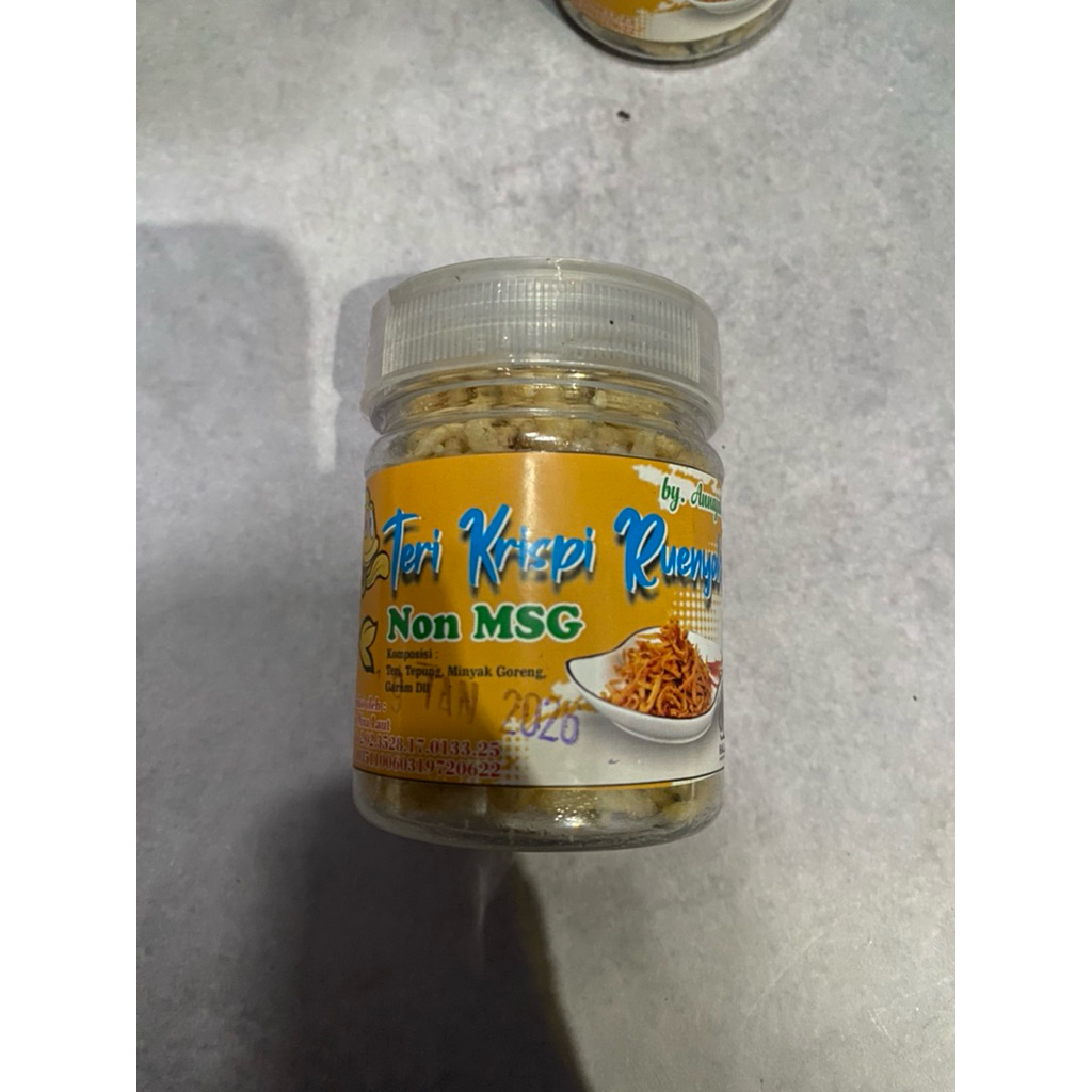 

Teri Crispy Super 40gram Kemasan Toples by Annajah