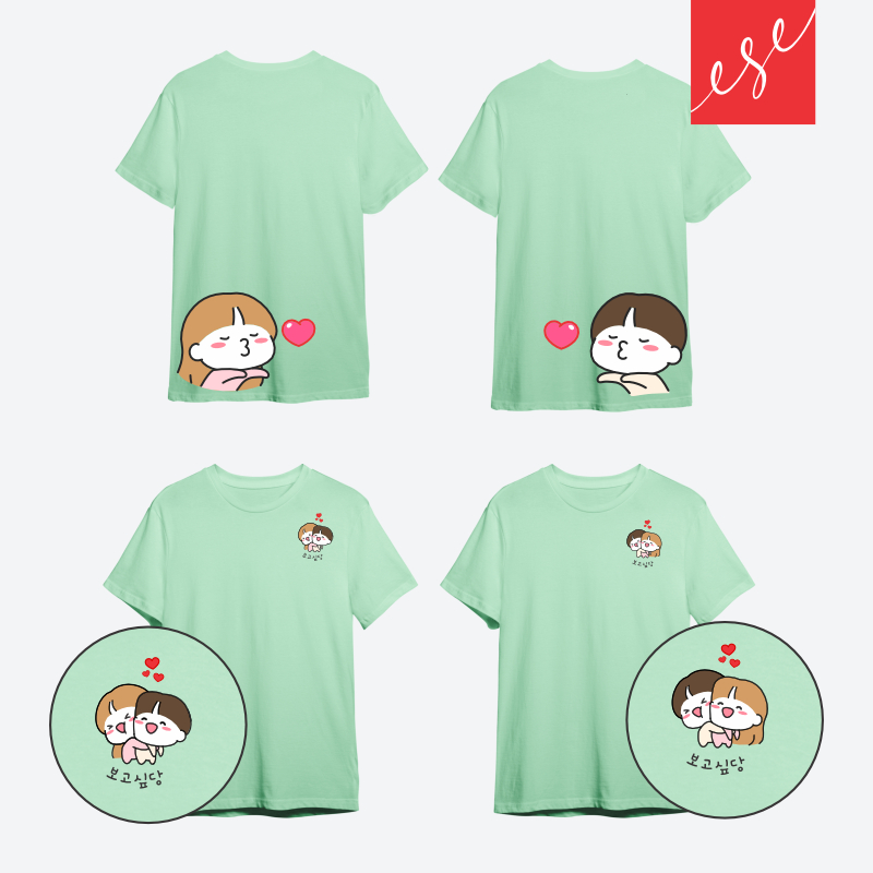 Kaos Couple Bucin Korea