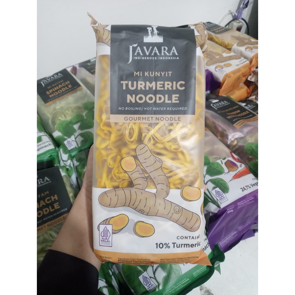 

Javara Mi Kunyit - Turmeric Noodle 200gr