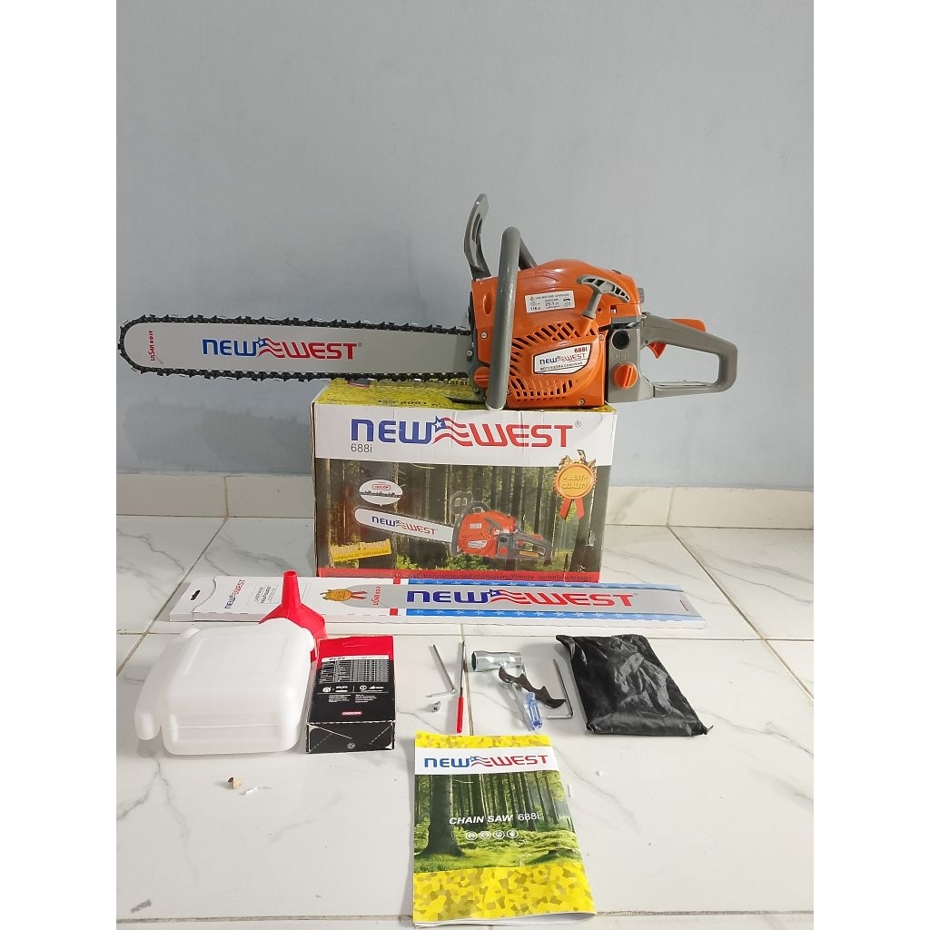 Mesin Senso 22 Inch NEW WEST 688i ORIGINAL / Chainsaw NEW WEST 688I 22 Inch ORIGINAL