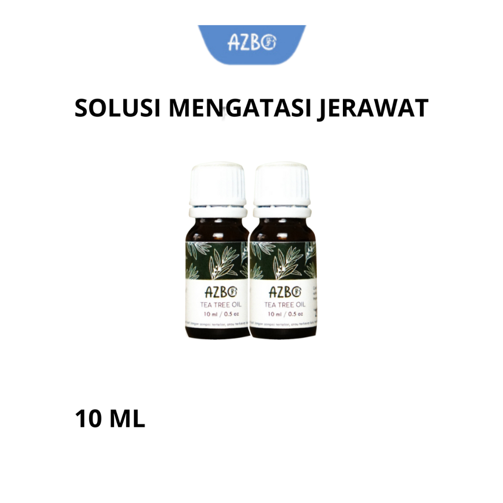 AZBO - Tea Tree Oil Essential Oil Pure Minyak Aroma Terapi Cocok Untuk Rileksasi Alami