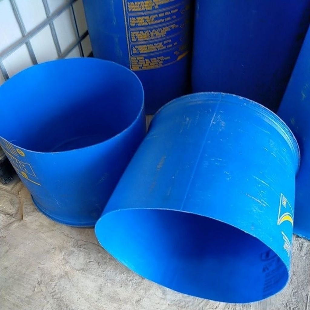 drum plastik 100liter..potongan..hdpe awet tahan banting