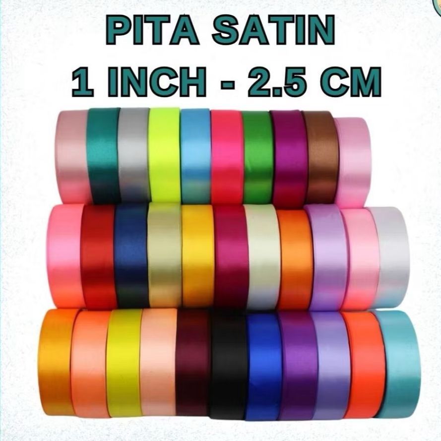 

CIGALLERY Pita Satin 1 inch (2,5 CM) / Pita Satin 1" 2,5cm 1 inch