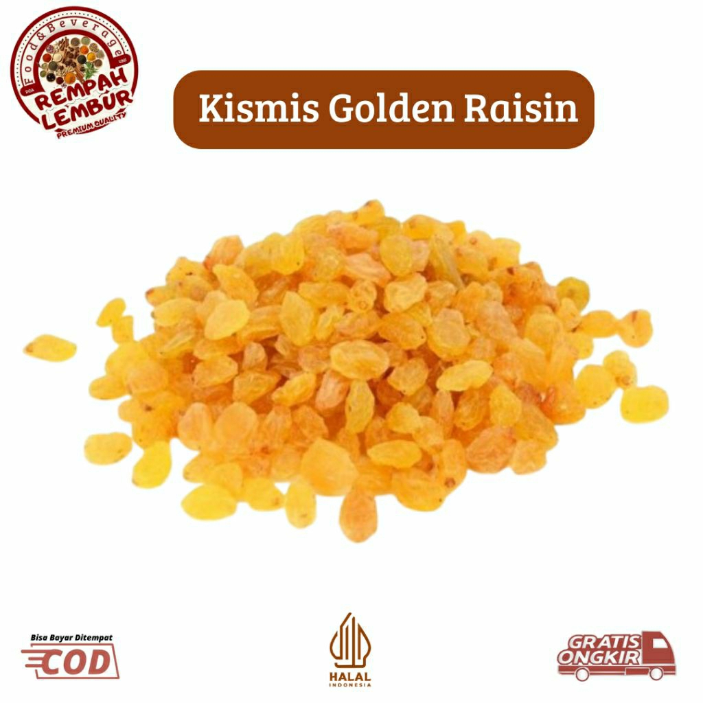 

Kismis Golden Raisin10 Gr tambahan untuk toping nasi arabian
