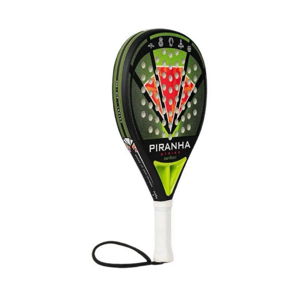 Raket Padel Carlton Piranha Strike Unisex Padel Racket - Black/Green