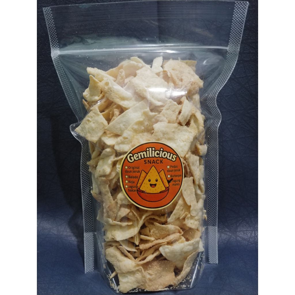 

Keripik Kulit Kebab { Jagung Manis } 220 g