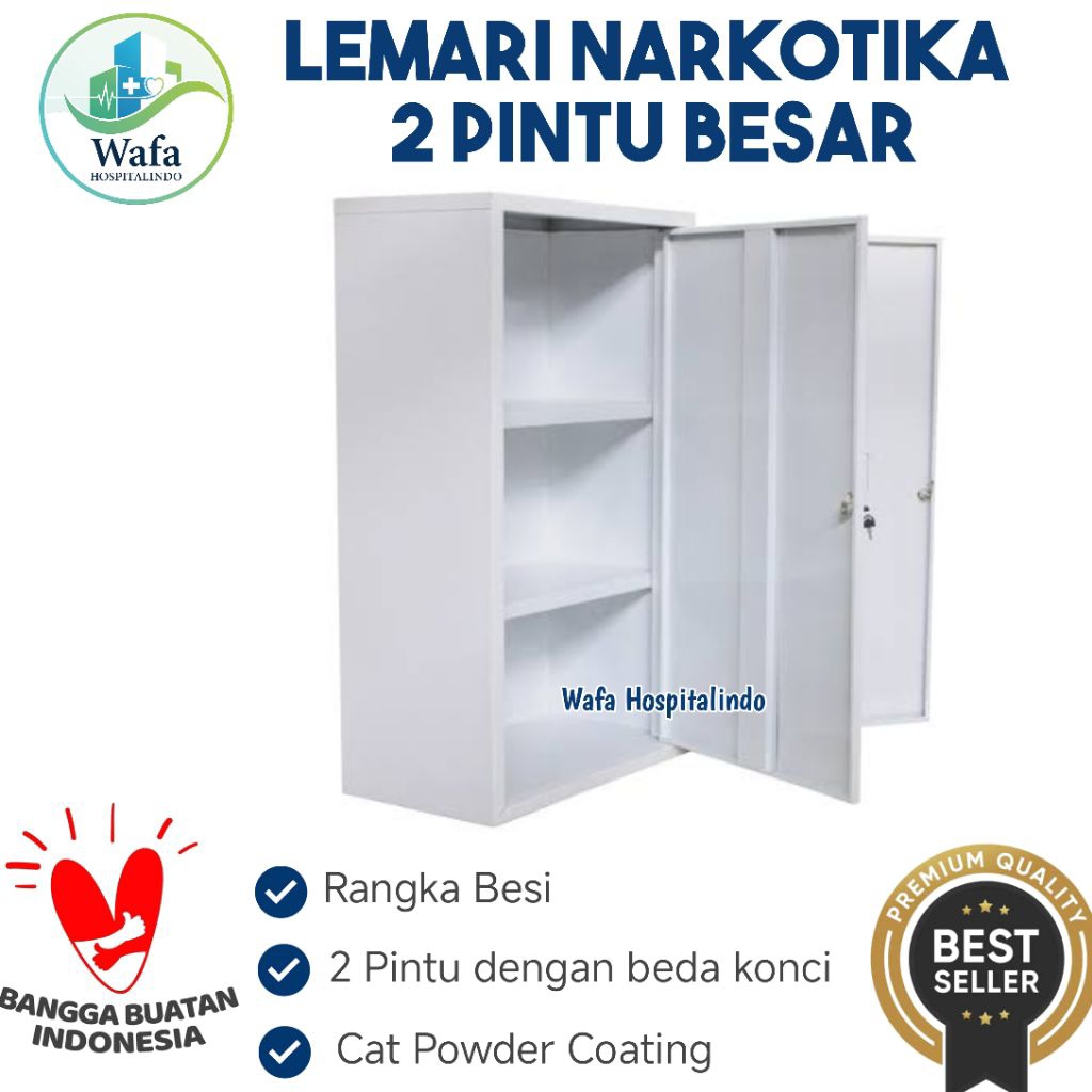 Lemari Narkotika 2 Pintu Besar PC