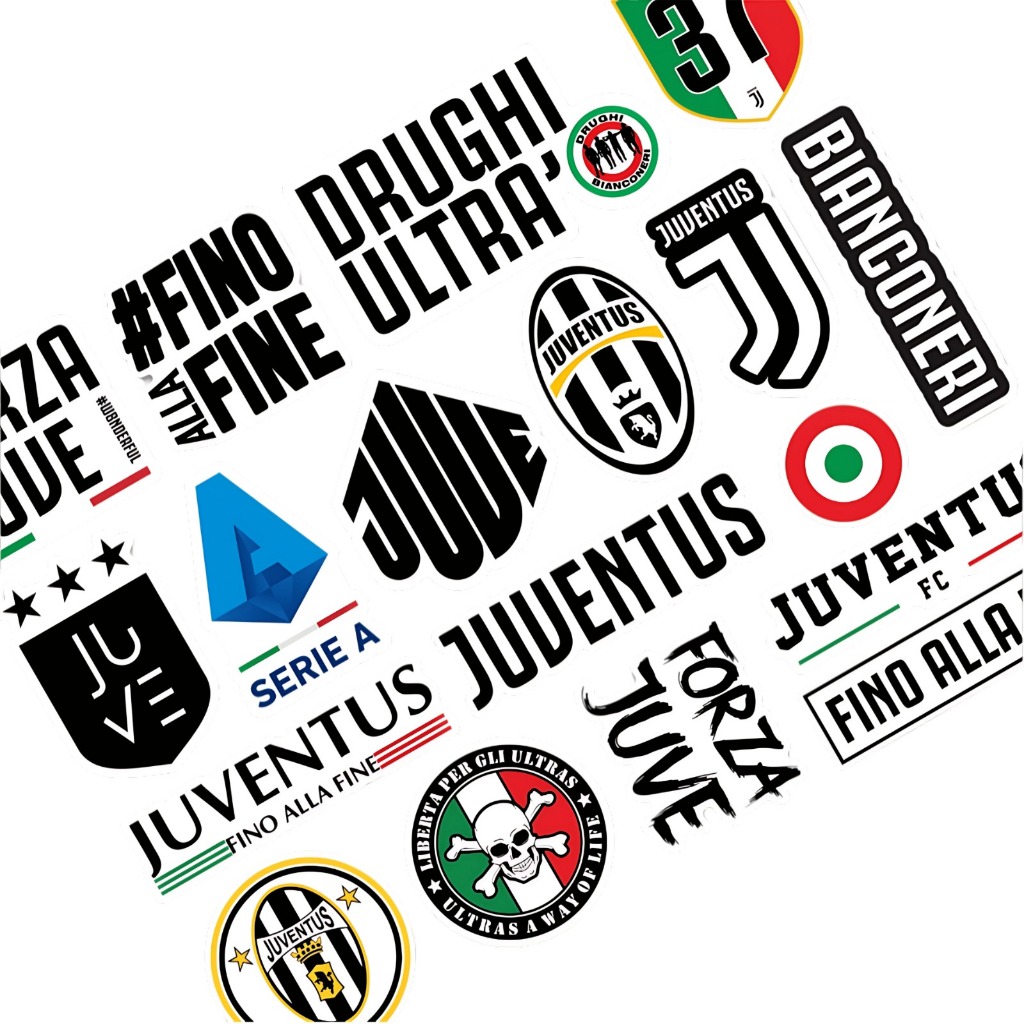 

STICKER PACK JEVENTUS ISI 17PCS - PREMIUM STICKER - WATERPROOF - VINYL STICKER
