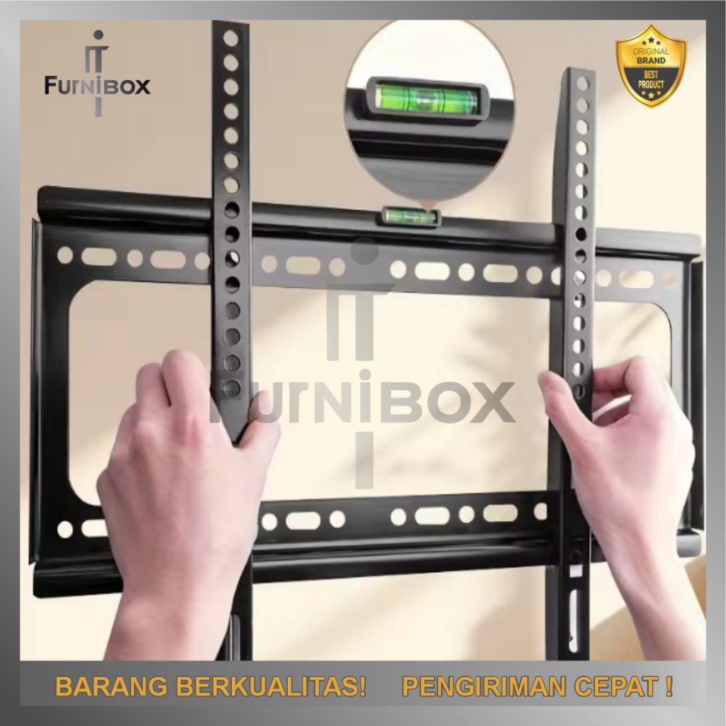 Bracket dudukan TV PC Monitor Komputer Dinding Universal Untuk 26-63 inch