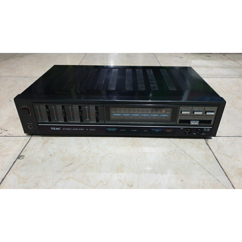 power amplifier vintage made in japan TEAC A-5500 stereo intergrated second bekas normal siap pakai 