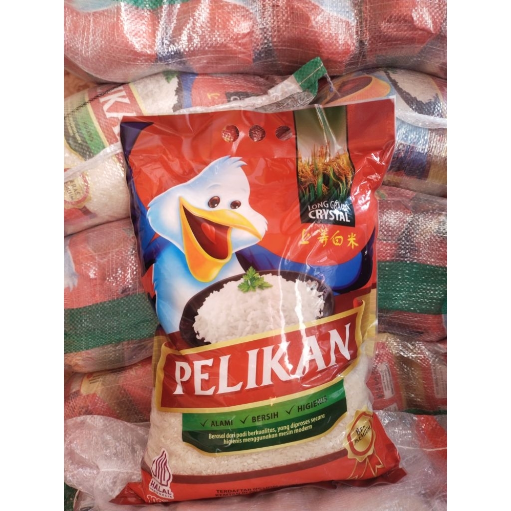 

Beras Pelikan 5 Kg x 2