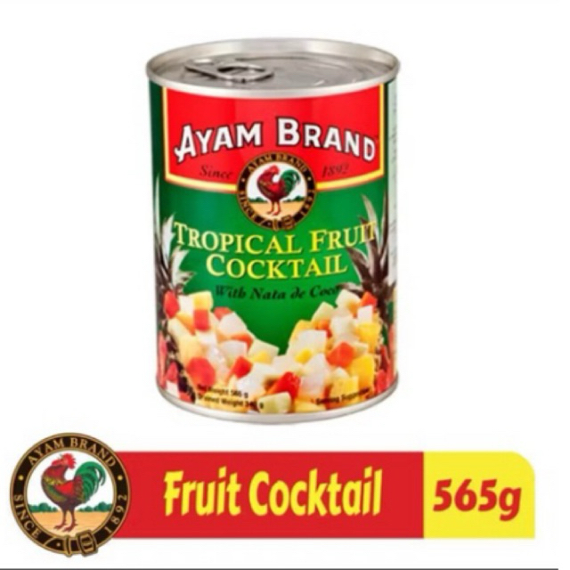 

Ayam Brand - Cocktail Koktil Buah Kaleng 565gr