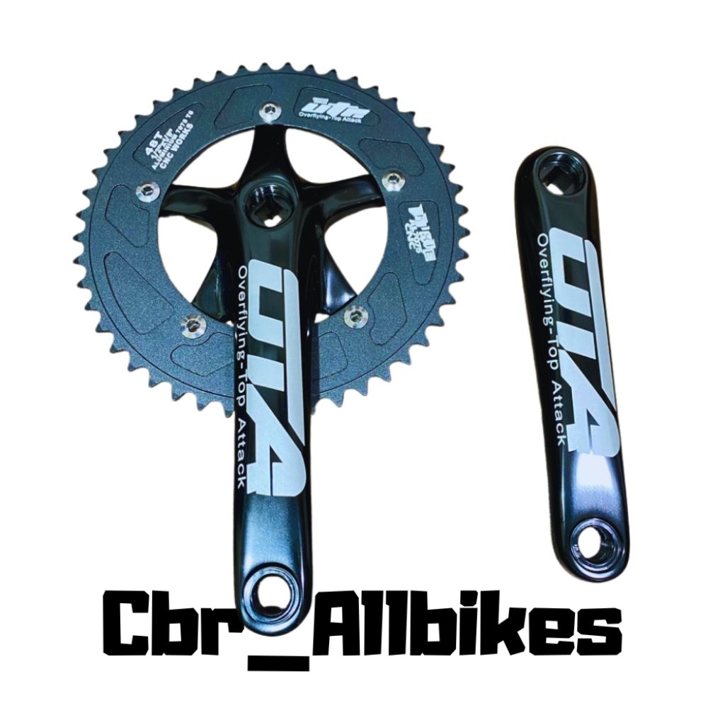 Crankset OTA Muscle Fixie 48T Bahan Alloy ~ Cocok Untuk Upgrade Sepeda Fixie MTB DLL / Crank OTA / C