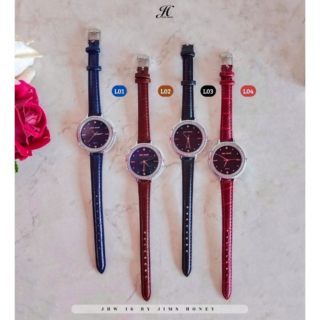 JAM TANGAN JHW 16 MERK JIMSHONEY JAM TANGAN CEWEK JAM TANGAN KEREN JAM TANGAN ELEGAN JAM TANGAN CEWE