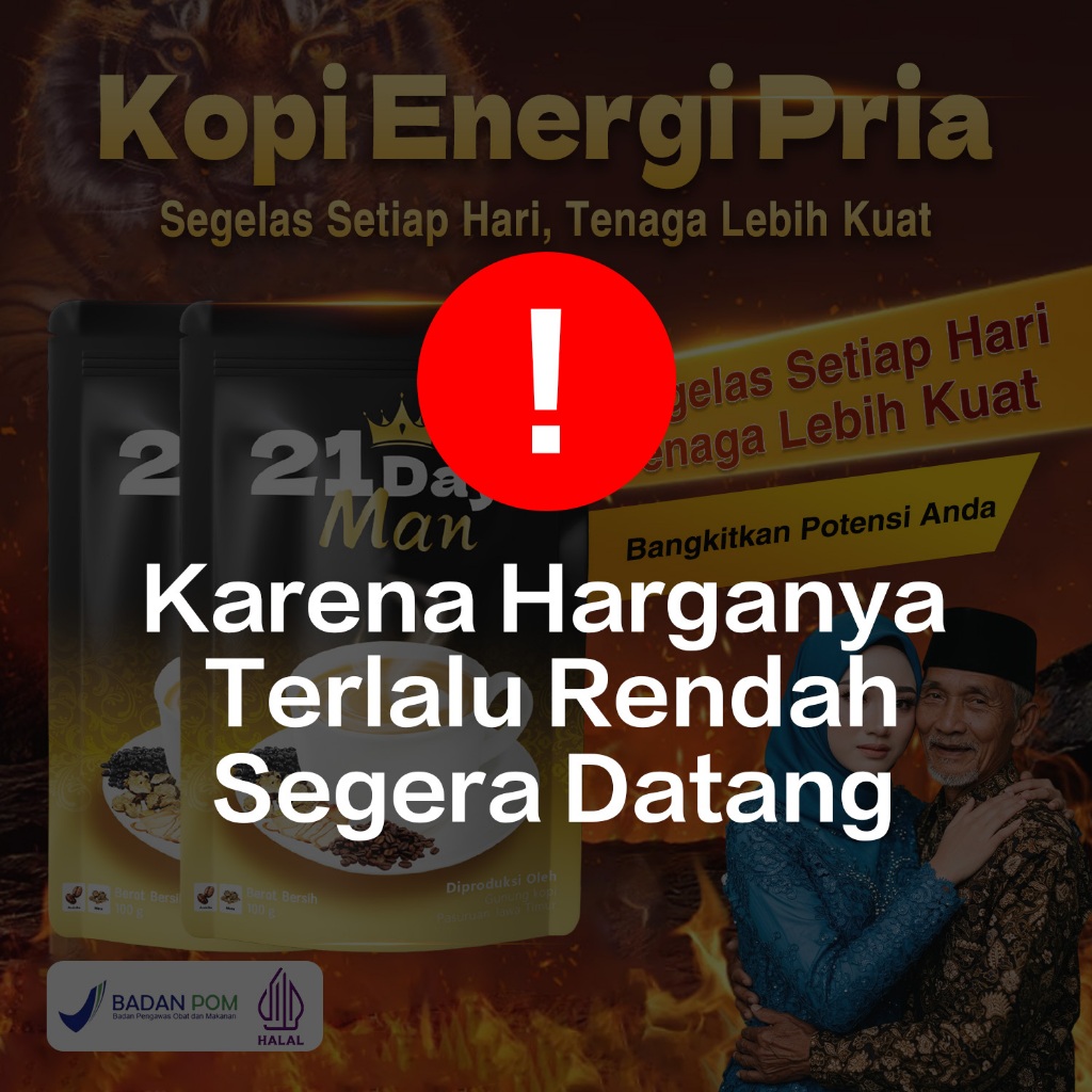 

【21Days Coffee】Kopi Pria- Maca - Rekomendasi Juara Olimpiade